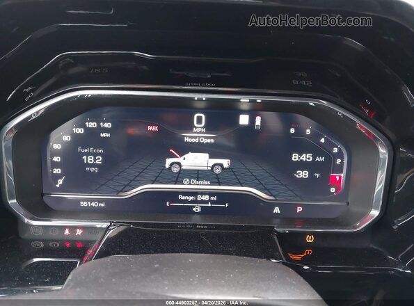 3GTPHDED5NG658622 2022 GMC SIERRA Black Widok tylnych siedzeń