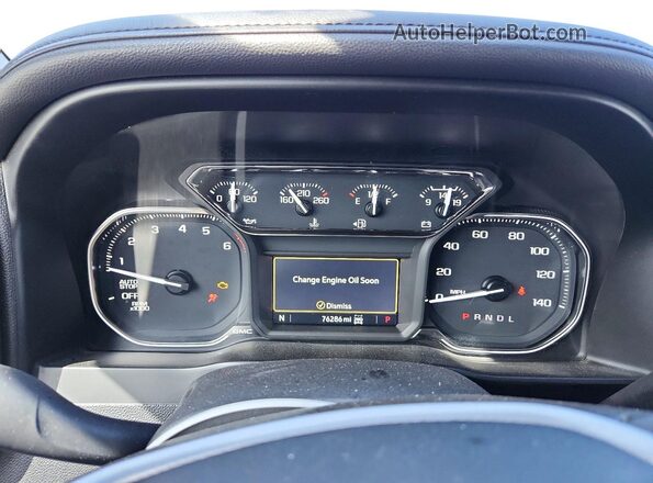 3GTU9CED6MG233130 2021 GMC SIERRA Gray Սարքավորումների վահանակի տեսք