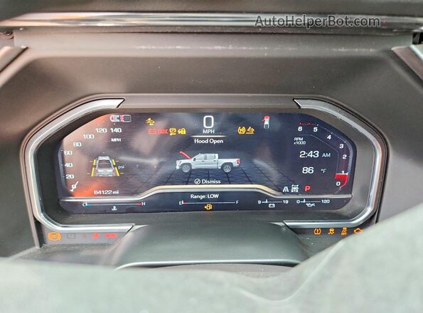 3GTUUEE83RG203703 2024 GMC SIERRA Серый Вид щитка приборов