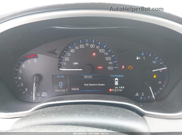 3GYFNBE35GS524249 2016 CADILLAC SRX Dark Blue უკანა სავარძლების ხედი