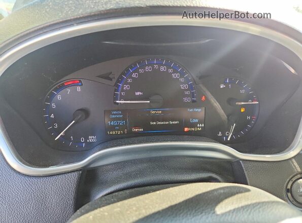 3GYFNBE3XGS515689 2016 CADILLAC SRX Black Սարքավորումների վահանակի տեսք