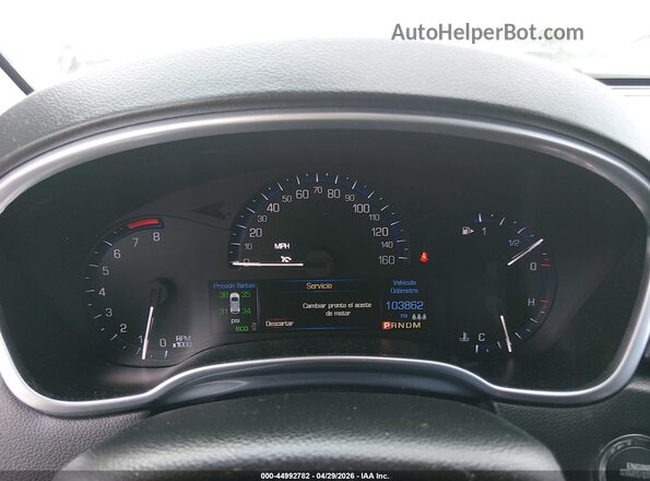 3GYFNCE36GS563244 2016 CADILLAC SRX Серебряный Вид задних сидений