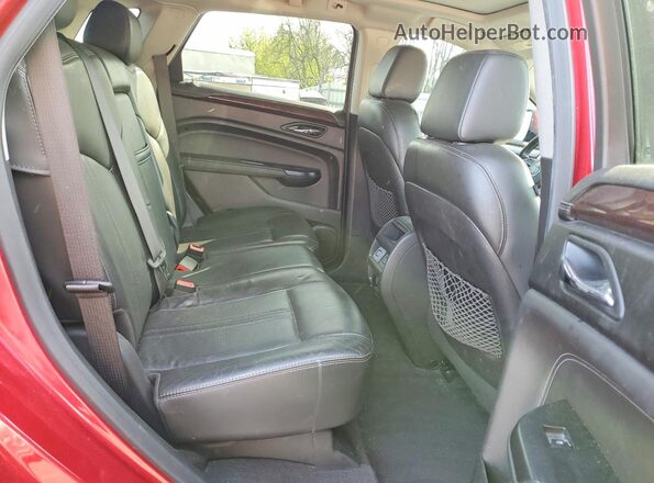 3GYFNEE37GS574930 2016 CADILLAC SRX Red Vista de los asientos traseros
