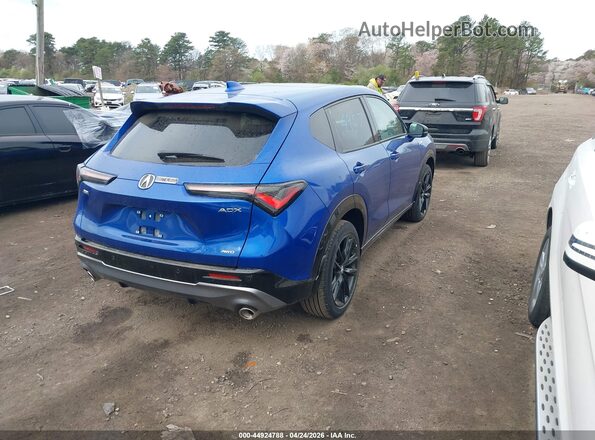 3HDSA2H74SM700444 2025 ACURA ADX Blue Rear right