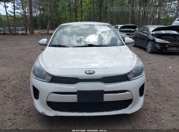 3KPA24AB5JE077848 2018 KIA RIO White Սալոնի հետևի տեսք