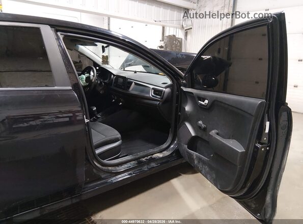 3KPA24AB8JE080288 2018 KIA RIO Black Սալոնի դիմացի տեսք