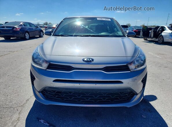 3KPA24AD0ME367355 2021 KIA RIO Gray Դիմացի տեսք