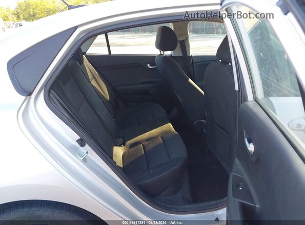 3KPA24AD3ME383100 2021 KIA RIO Silver Vista de la etiqueta del VIN