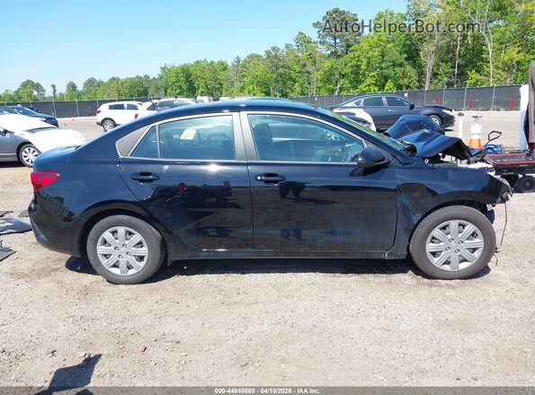 3KPA24AD3PE615179 2023 KIA RIO Black Սալոնի 360 աստիճան տեսք