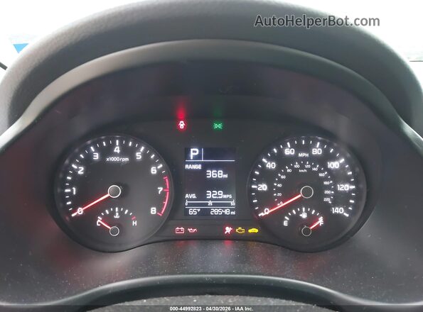 3KPA24AD4PE613649 2023 KIA RIO Black Vista de los asientos traseros