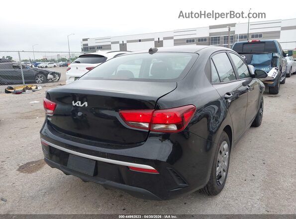 3KPA24AD4PE613649 2023 KIA RIO Black Trasero derecho