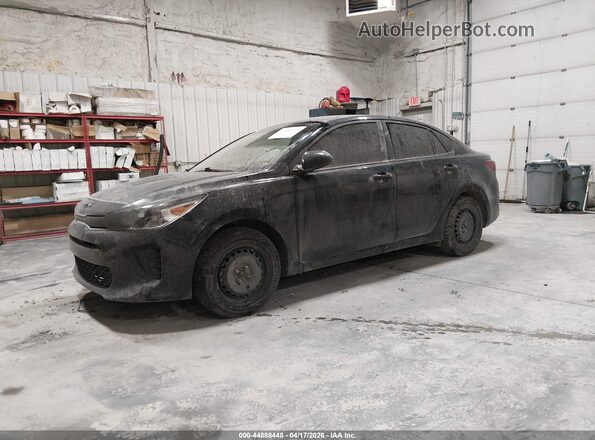 3KPA24AD5LE359105 2020 KIA RIO Black წინა მარცხენა ხედი სამი მეოთხედიდან