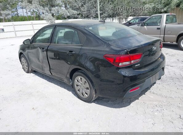 3KPA24AD7LE336702 2020 KIA RIO Black Задня ліва чверть