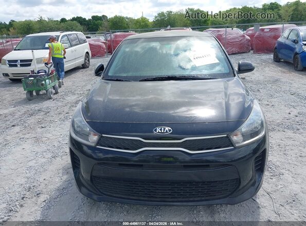 3KPA24AD7LE336702 2020 KIA RIO Black Вид щитка приладів