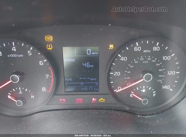3KPA25AD1LE299913 2020 KIA RIO 5-DOOR White უკანა სავარძლების ხედი