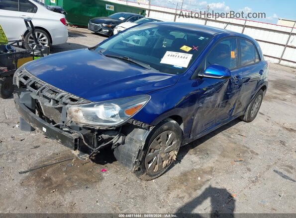 3KPA25AD3LE338291 2020 KIA RIO 5-DOOR Blue Передня ліва чверть