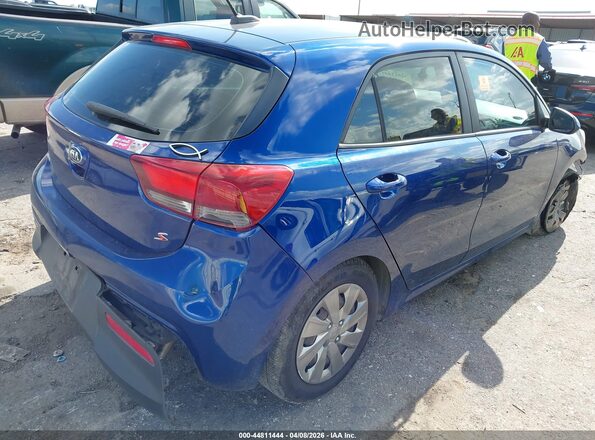 3KPA25AD3LE338291 2020 KIA RIO 5-DOOR Blue Задня права чверть