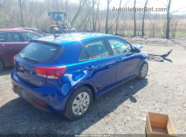 3KPA25AD5LE343699 2020 KIA RIO 5-DOOR Blue უკანა მარჯვენა