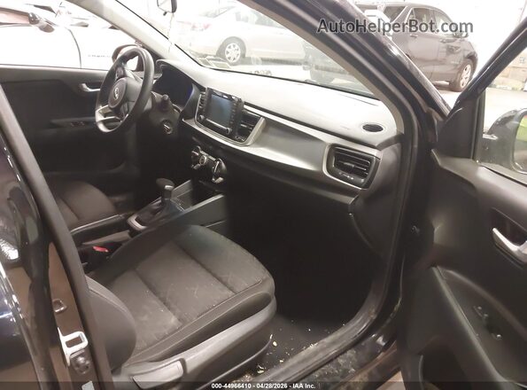 3KPA25AD5LE352855 2020 KIA RIO 5-DOOR Black Սալոնի դիմացի տեսք