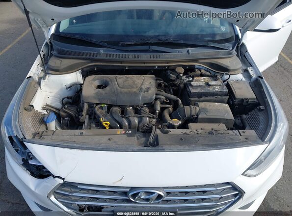 3KPC24A38KE068693 2019 HYUNDAI ACCENT White უკანა ხედი