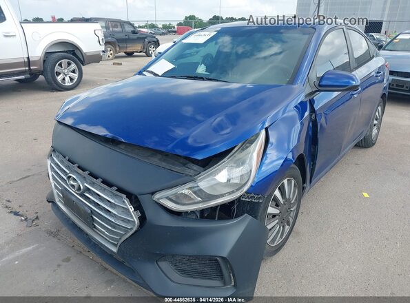 3KPC24A38KE073604 2019 HYUNDAI ACCENT Blue Вид спереду