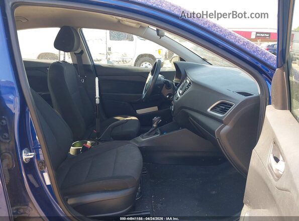 3KPC24A62ME131963 2021 HYUNDAI ACCENT Blue წინა სალონის ხედი