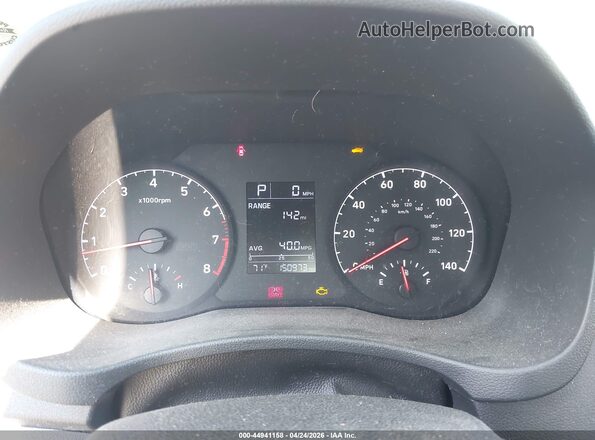3KPC24A62ME131963 2021 HYUNDAI ACCENT Blue უკანა სავარძლების ხედი