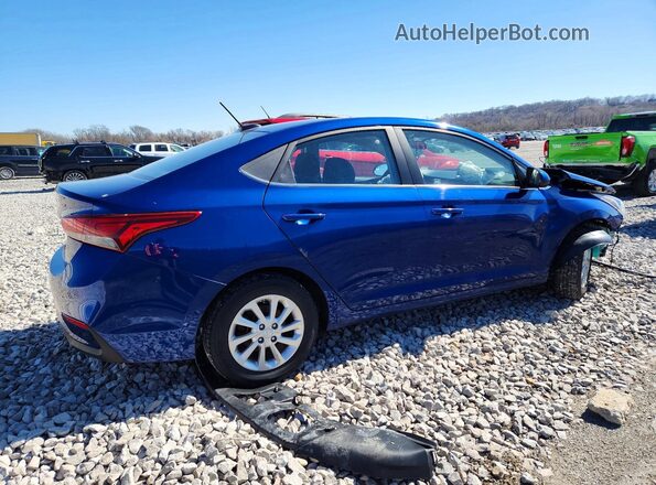 3KPC24A63LE105046 2020 HYUNDAI ACCENT Blue Trasero derecho