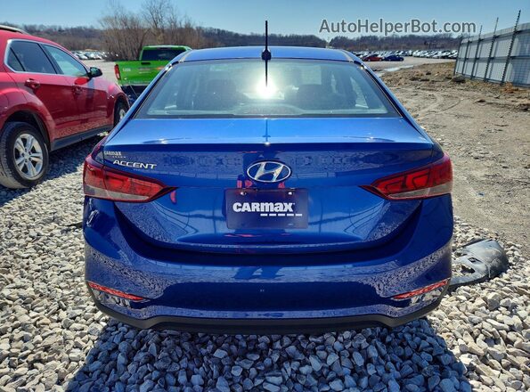 3KPC24A63LE105046 2020 HYUNDAI ACCENT Blue Vista trasera