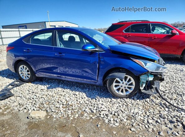 3KPC24A63LE105046 2020 HYUNDAI ACCENT Blue Delantero derecho