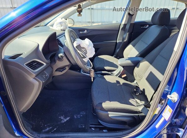 3KPC24A63LE105046 2020 HYUNDAI ACCENT Blue Vista interior delantera