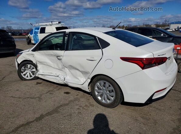 3KPC24A63ME150408 2021 HYUNDAI ACCENT White უკანა მარცხენა