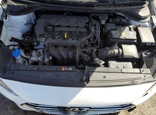 3KPC24A63ME150408 2021 HYUNDAI ACCENT White უკანა სალონის ხედი