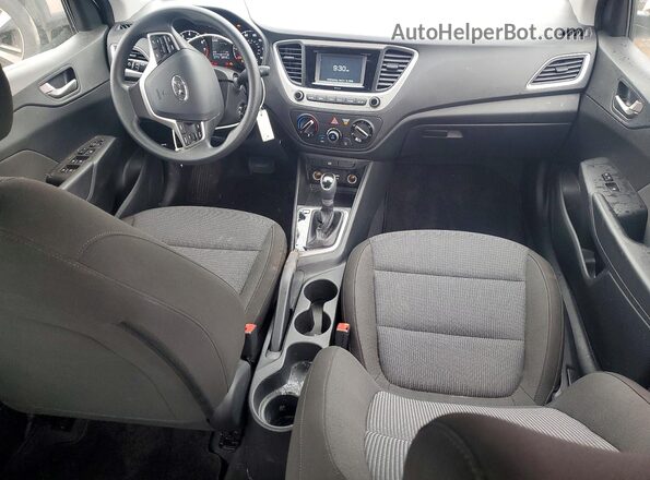 3KPC24A63ME150408 2021 HYUNDAI ACCENT White წინა პანელის ხედი