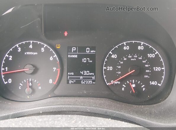 3KPC24A66LE120852 2020 HYUNDAI ACCENT Gray Vista de los asientos traseros