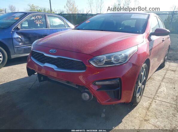 3KPF24AD2LE235136 2020 KIA FORTE Red Widok z przodu