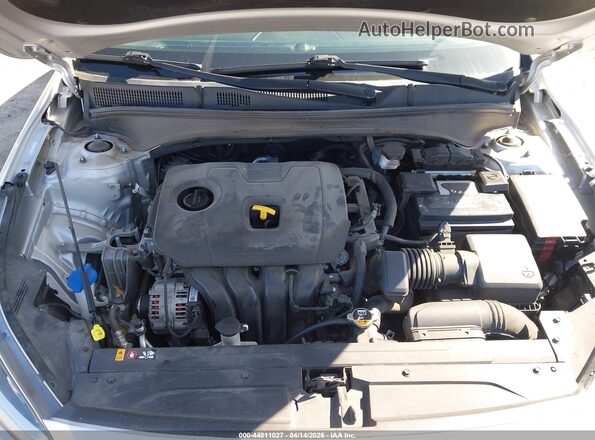 3KPF24AD4ME338821 2021 KIA FORTE Gray უკანა ხედი