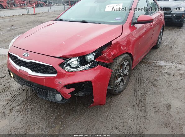 3KPF24AD4ME358955 2021 KIA FORTE Red Widok z przodu