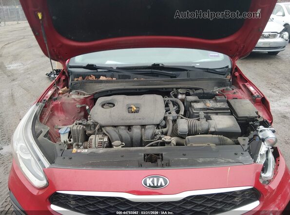 3KPF24AD4ME358955 2021 KIA FORTE Red Widok z tyłu