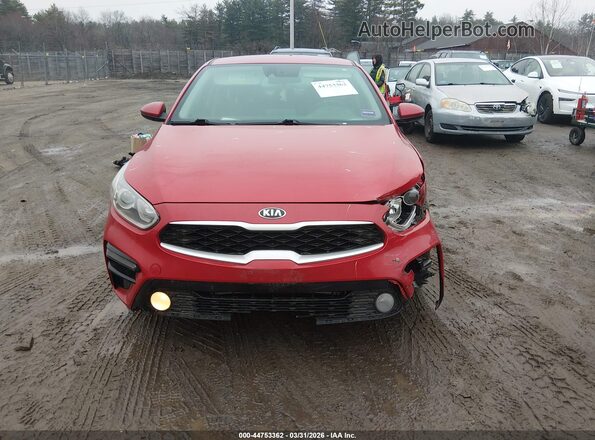 3KPF24AD4ME358955 2021 KIA FORTE Red Widok wnętrza z tyłu