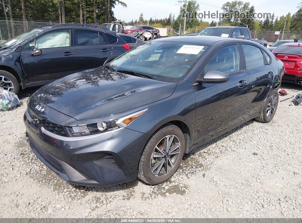 3KPF24AD7RE726259 2024 KIA FORTE Gray Առջևի ձախ երեք քառորդ տեսարան