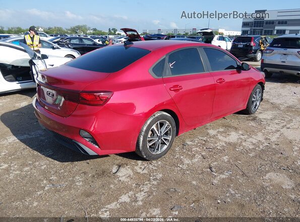 3KPF24AD9NE453495 2022 KIA FORTE Red Задня права чверть