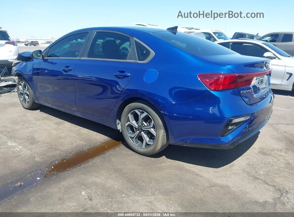 3KPF24ADXLE243730 2020 KIA FORTE Blue Rear left