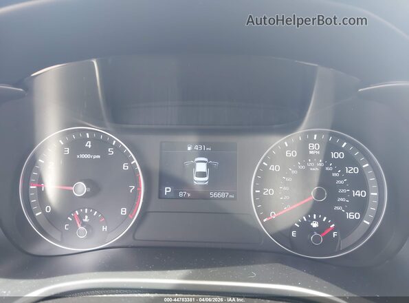 3KPF24ADXME337513 2021 KIA FORTE Gray Widok tylnych siedzeń