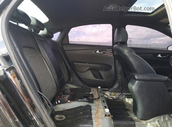 3KPF34AD2LE255934 2020 KIA FORTE Black უკანა სავარძლების ხედი