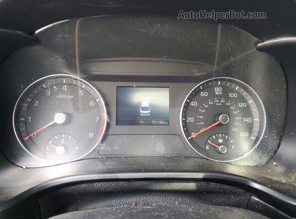 3KPF34AD2LE255934 2020 KIA FORTE Black ხელსაწყოთა პანელის ხედი