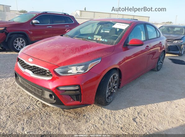 3KPF34AD4KE014004 2019 KIA FORTE Red Vista tres cuartos delantera izquierda