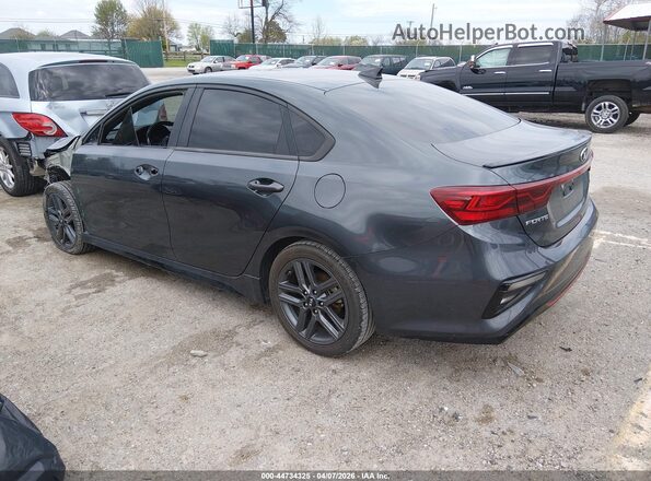 3KPF34AD6ME398905 2021 KIA FORTE Gray Trasero izquierdo