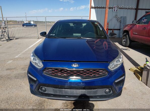 3KPF34ADXME384568 2021 KIA FORTE Dark Blue Սարքավորումների վահանակի տեսք
