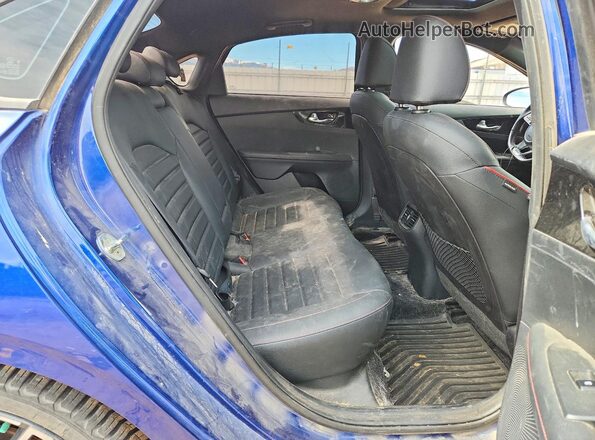 3KPF44AC5ME376155 2021 KIA FORTE Blue Вид задніх сидінь